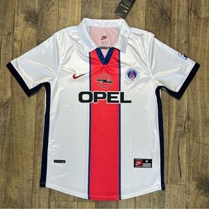 Mens Nike Paris Saint-Germain Away Soccer Jersey 1998 - 1999 Size Medium
